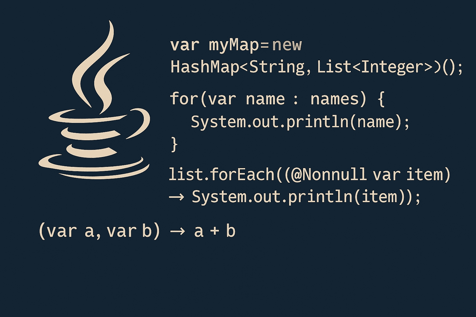 Modern Java Features: Local Variable Type Inference