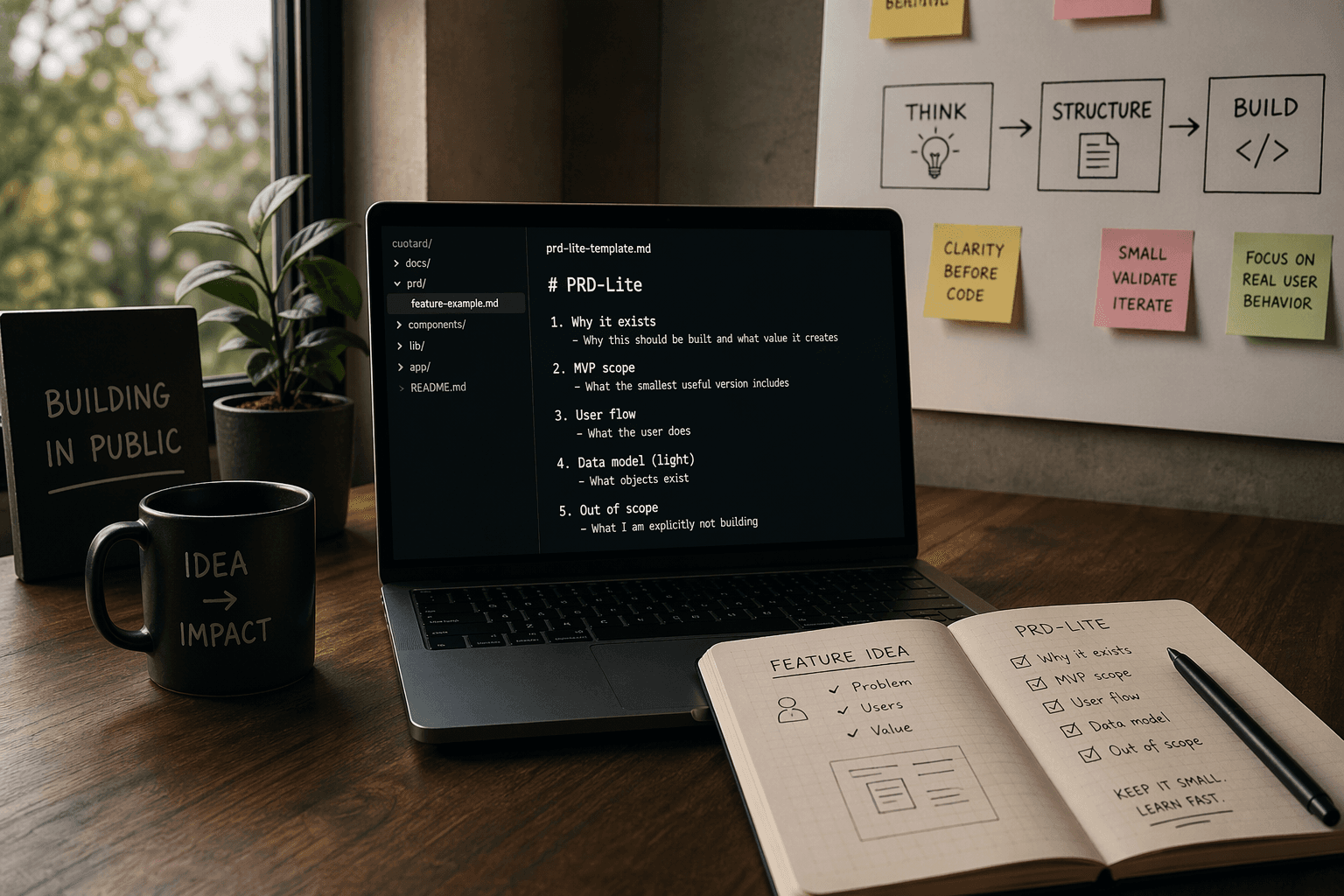 Building My First Side Project: From Intuition to a Repeatable Way of Thinking